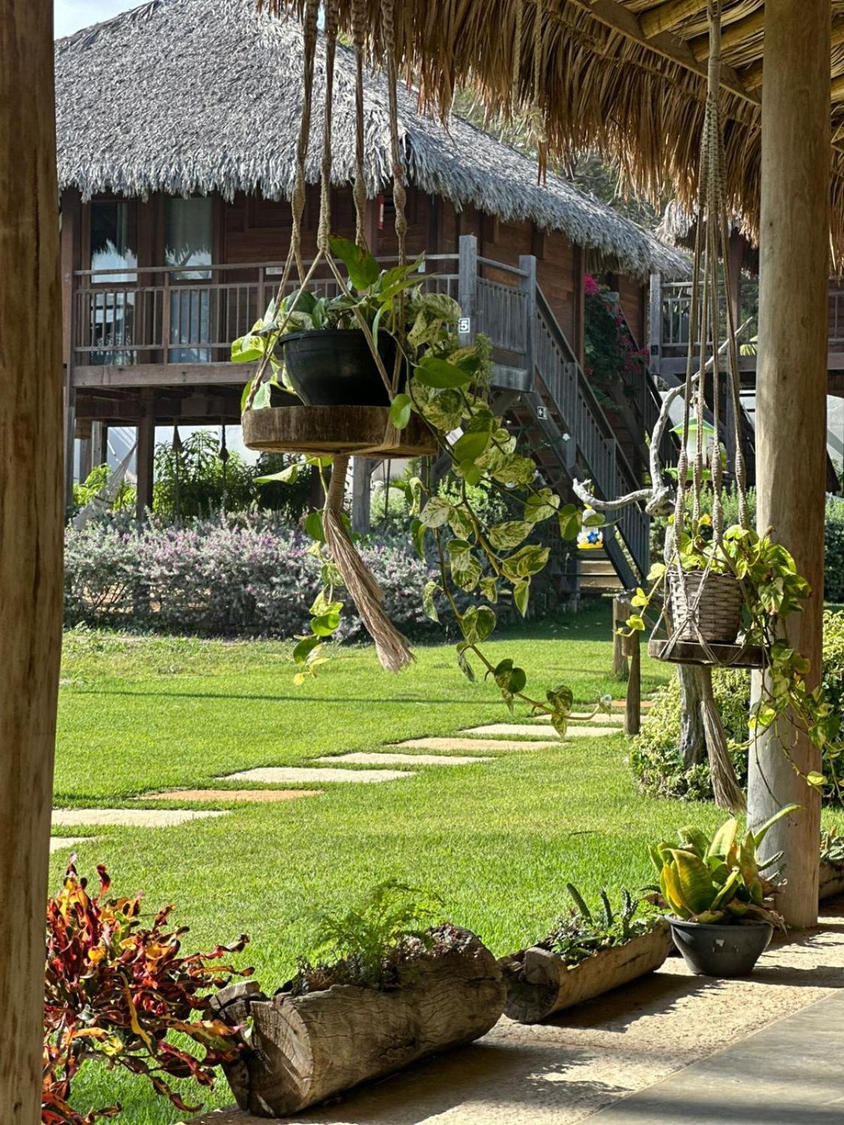 Pousada Casa Caju Bangalows クムブコ エクステリア 写真